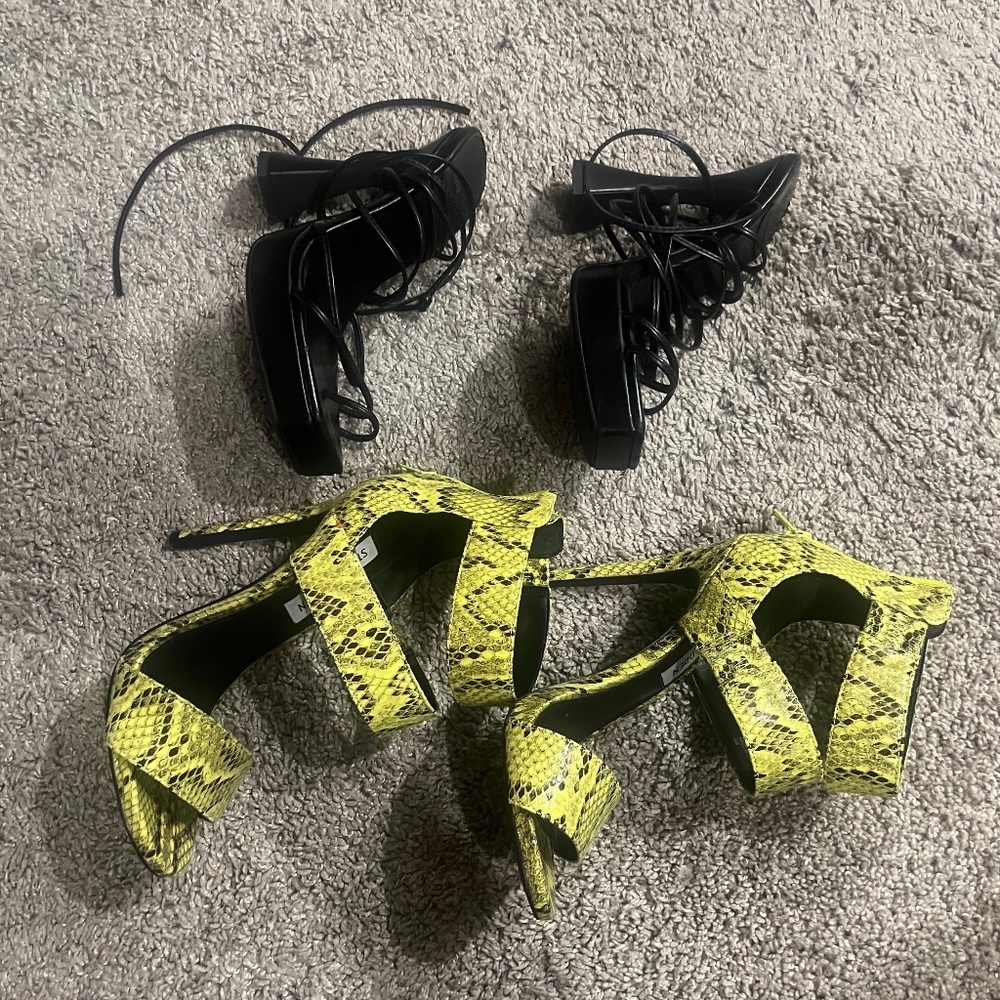 Jeffrey Campbell & Steve Madden heels